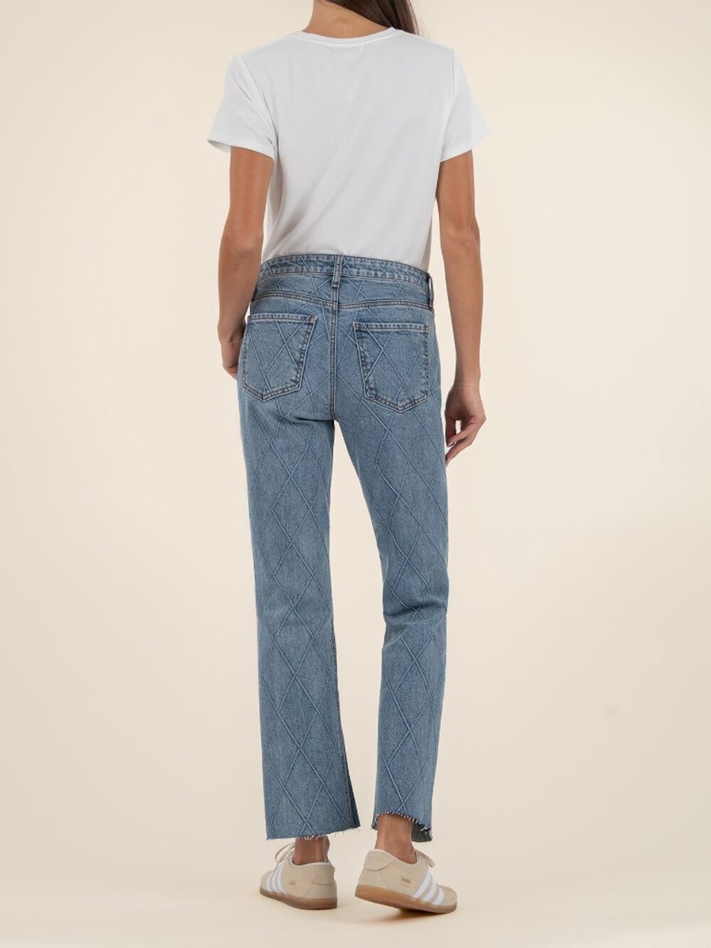 Kut from the Kloth Kelsey High Rise Ankle Flare Size 88 / Abloom W/Medium Base W - Picture 3 of 4